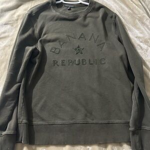 Banana Republic Green Crewneck Sweater